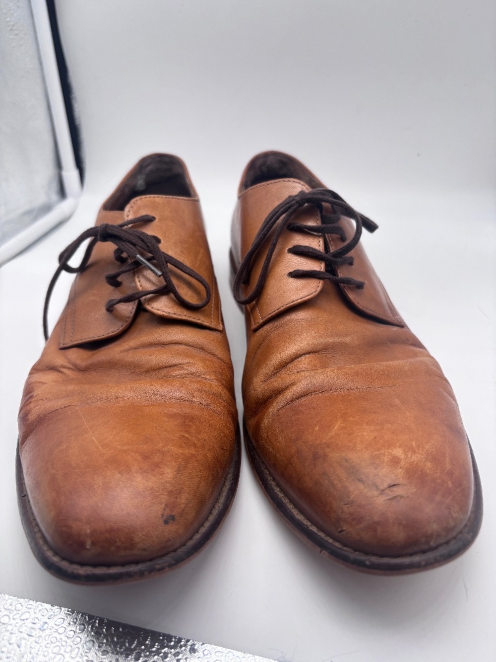 Men's leather dress shoes size 10